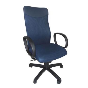 Imagem de Cadeira Presidente Extra Giratória Tela Mesh Reclinavel Escritório tec