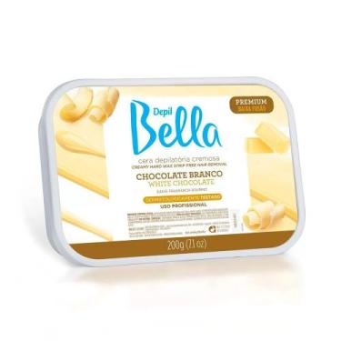 Imagem de Cera Depilatória Depil Bella Chocolate Branco 200g
