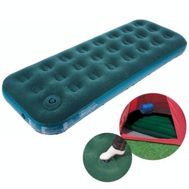 Imagem de Colchão Inflavel De Ar Solteiro Bomba Embutido De Pé Inflar - Kala, Ve