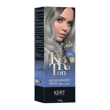 Imagem de Tonalizante Keraton sem Amônia Banho de Brilho Prata Cendré 100g - Ker
