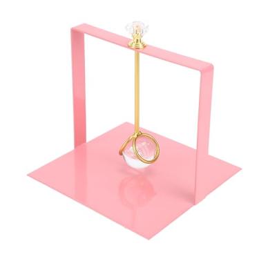 Imagem de Porta-guardanapos para mesa, porta-guardanapos rosa de ferro, dispensador de guardanapos quadrado de pé, porta-guardanapos de papel moderno, bandeja de toalhas de mão para cozinha