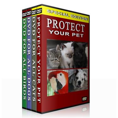 Imagem de Protect Your Pet -Complete Series (Box Set) DVD for all Cats, DVD for all Dogs, DVD for all Birds and Protect your pet DVD.