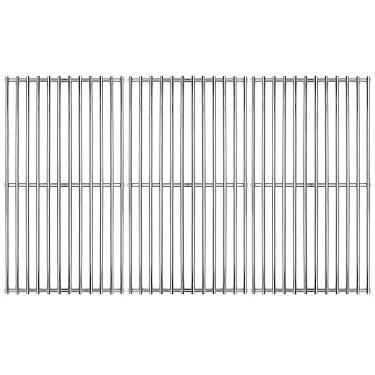 Imagem de Hongso Grelha de aço inoxidável SUS304 de 47,6 cm de substituição para Sams Member Mark, Charbroil, Jenn-Air, Grand Hall, G601-0015-9000.SCD453