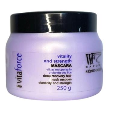 Imagem de Máscara Vitaforce WF 250g para Cabelos Fragilizados - WF COSMÉTICOS