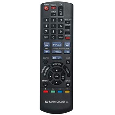 Imagem de AIDITIYMI Substituição de controle remoto N2QAYB000575 para leitor de Blu-ray Panasonic DMP-BD75 DMP-BD755