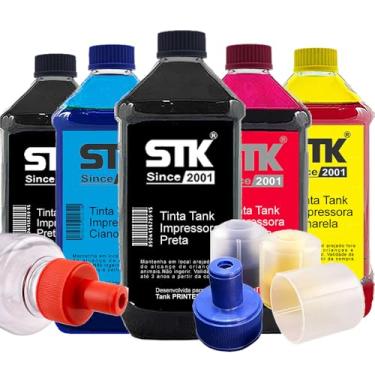 Imagem de Kit 5 Tintas Stkink Compatível L3150 800ml