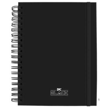 Imagem de Caderno All Black De 10 Materias Universitario 160fls - Dac