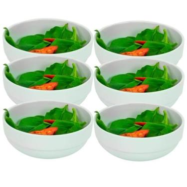 Imagem de Kit 6 Tigelas Bowls Cumbuca 14cm 100% Melamina Gourmet Mix