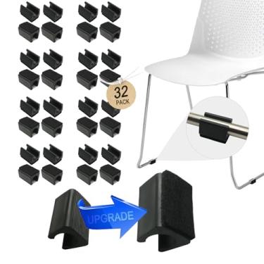Imagem de FURCAPS Tampas De Pontas De Perna De Cadeira Retangulares Em Forma De U Com Almofadas De Feltro, Protetores De Pés De Móveis Deslizam Suavemente, Sem Arranhões, Sem Ruído, Protegem Pisos De Madeira,