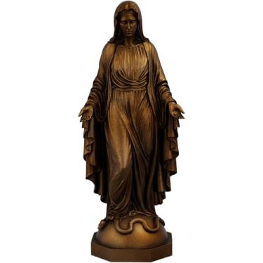 Imagem de Estátua Religiosa Imagem Nossa Senhora - Santa Maria Mãe de Jesus (Cor Cobre Antigo)