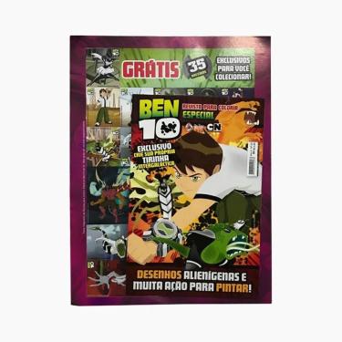 Imagem de Revista Para Colorir Especial Ben 10 Ed.22 - Com 35 Adesivos