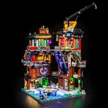 Imagem de YEABRICKS LED Light for 71837 Ninjago NINJAGO City Workshops Building Blocks Model (Building Set NOT Included)