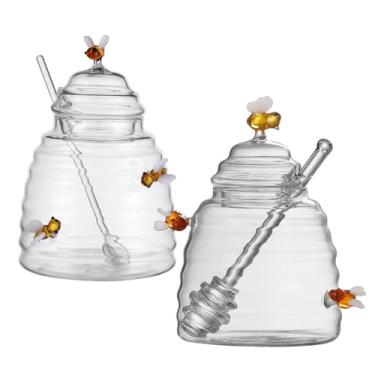 Imagem de LYOR - Conjunto 2 Peças Meleira e Açucareiro Vidro Borossilicato Lovely Bee