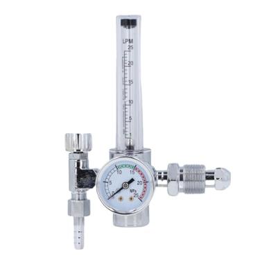 Imagem de REGULADOR DE CO2 ARGON 0-25MPA Redutor DE Pressão G5/8 Linha Masculina para Mig Tig Soldagem Gás Medidor