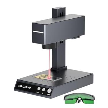 Imagem de Mr.Carve M4 Máquina de Gravação a Laser Dupla Fibra Máquina de Marcação a Laser Grava em Todos os Metais, de Madeira, Plástico para DIY