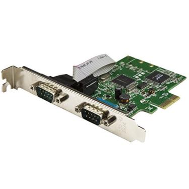 Imagem de StarTech.com Cartão serial PCI Express de 2 portas com 16C1050 UART - RS232 Cartão serial de baixo perfil - Cartão serial PCI (PEX2S1050)