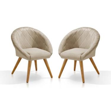 Imagem de Kit Recpção 2 Poltronas de Luxo em Suede / Veludo - Sonho da Mamae, Ar