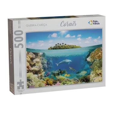 Imagem de Puzzle Corais - 500 Peças - Pais E Filhos