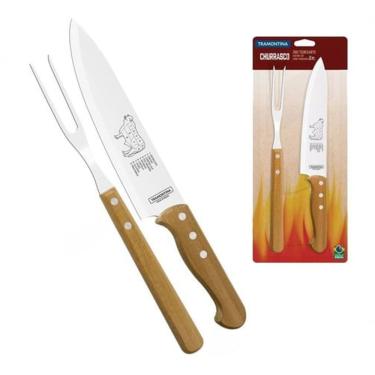 Imagem de Kit Para Churrasco Inox Tramontina 2 Peças