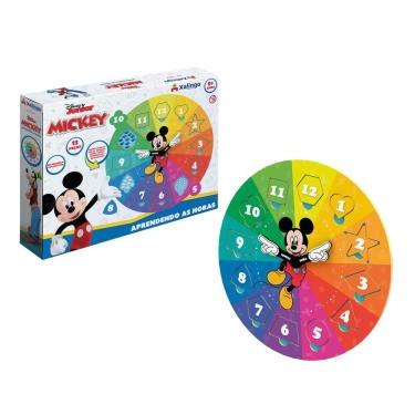 Imagem de Relógio Do Mickey Aprendendo As Horas Xalingo