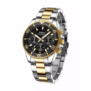 Imagem de Relógio Masculino Biden 0163g Prova D´água Aço Inoxidável 6