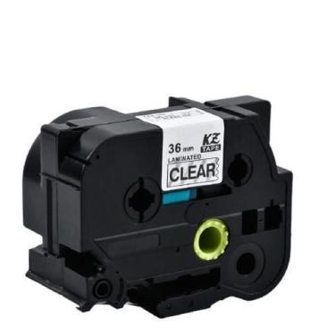 Imagem de Fita Aplicável Brother Tz Tze 161 Incolor Letra Preta 36Mm - Dcx