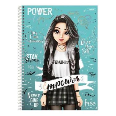 Imagem de Caderno Universitário Foroni Amigas Para Sempre 10 Matérias - Napolest