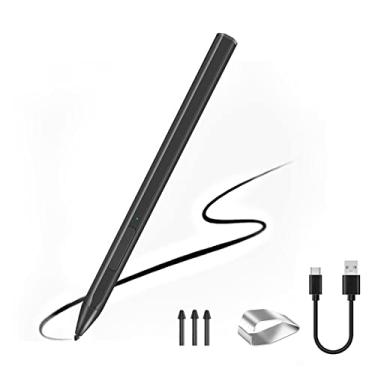 Imagem de SSS·GRGB Caneta Stylus Para Microsoft Surface Pro 8/7/6/5/4/3/X Laptop/Book/Studio 3/Go/Go2/Go3, Sensibilidade À Pressão De 4096, Acessório Magnético, Carregamento Usb, Função Rejeição Palma, Preta