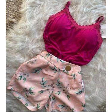 Imagem de Blusa feminina tshirt babado na manga - MODA FILO, Pink, G