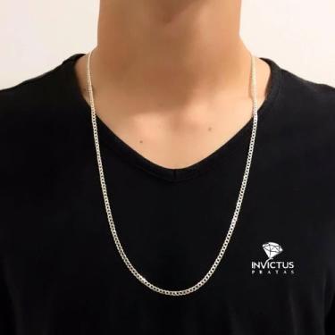 Imagem de Corrente grumet 3mm - 70cm - Prata 925