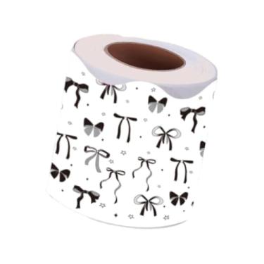 Imagem de IEUDNS Adesivos de borda para sala de aula, 5 m/16,4 pés, borda laminada para sala de aula, lousa, quadro branco, escritório, Laço Preto