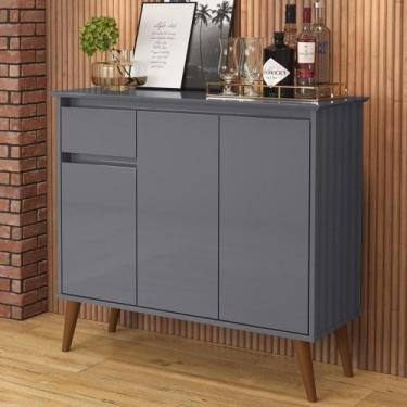 Imagem de Aparador 1 Gaveta 3 Portas Londres Cinza - CASA H