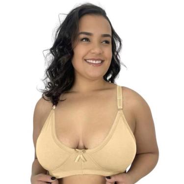 Imagem de Sutiã Plus Size Sem Bojo Alta Sustentação Soutien Senhora Alça Reguláv