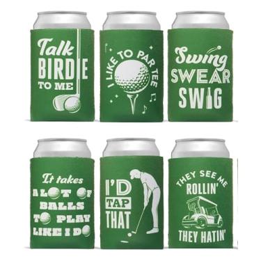 Imagem de Laila and Lainey Pacote com 8 Coolers de Cerveja para Golfe, Lembrancinhas para Festas de Golfe, Coolers para Bebidas de Golfe