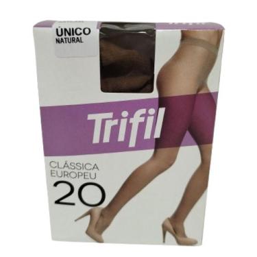 Imagem de Meia-Calça Clássica Europeu Fio 20 Natural Único - Trifil