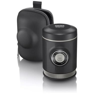 Imagem de Cafeteira Elétrica Programável Picopresso Mini Expresso Manual Portátil com Estojo Protetor, WACACO, Preto