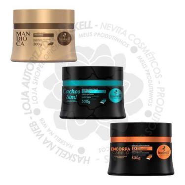 Imagem de Haskell Máscaras Mandioca Cachos Sim! Encorpa Cabelo