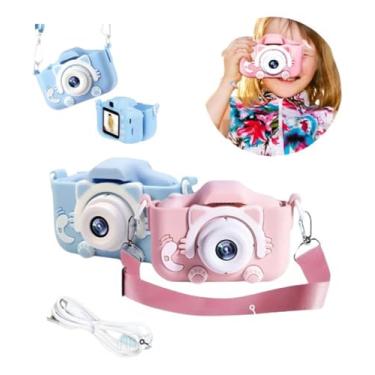 Imagem de Câmera Infantil Digital Fotográfica e Filma Infantil Criança (Rosa)