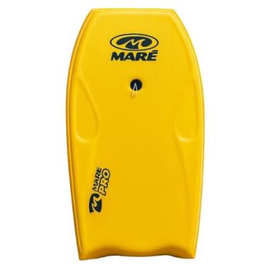 Imagem de Prancha Bodyboard Semi Profissional Maré Pro 39' e Fundo Rigido (Amarela)