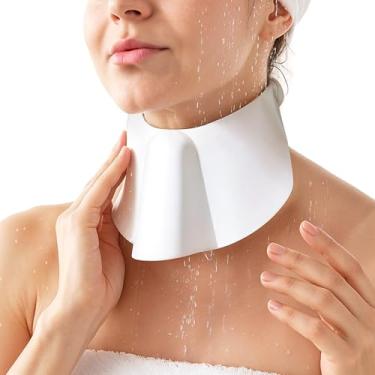 Imagem de AMiNA Capa de chuveiro de traqueostomia, protetor de chuveiro Trach, capa de traqueostomia à prova d'água para pescoço de 39,4 a 55,88 cm, protetor de estoma adequado para a pele, capas de estoma