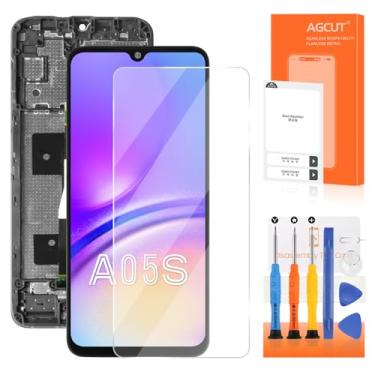 Imagem de Substituição de tela para Samsung Galaxy A05s para tela LCD Samsung A05s SM-A057F, A057M Digitalizador LCD Touch Screen Peça de reparo com moldura