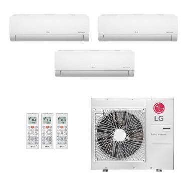 Imagem de Ar-Condicionado Multi Split Inverter LG 36.000 (1x Evap HW 9.000 + 1x Evap HW 12.000 + 1x Evap HW 24.000) Quente/Frio 220V