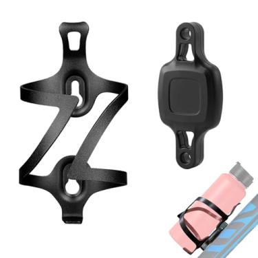 Imagem de Conjuntos de suporte para airtag e gaiola de garrafa para bicicleta - GPS Tracker proteção antifurto acessórios para suporte de garrafa de água para ciclismo ao ar livre