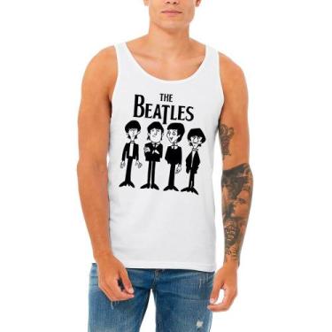 Imagem de Camiseta Regata Beatles masculino feminino exclusiva - LADO B ROCK CAM