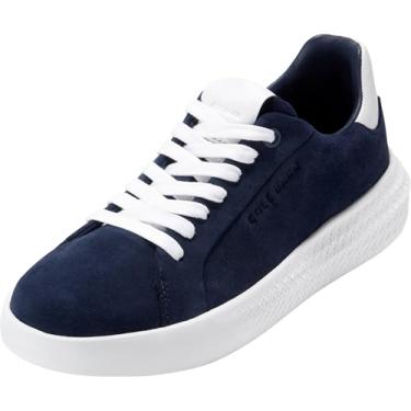 Imagem de Cole Haan Tênis feminino Grand Hurrion Cup com cadarço nos dedos, Mdnght Moon/branco, 36