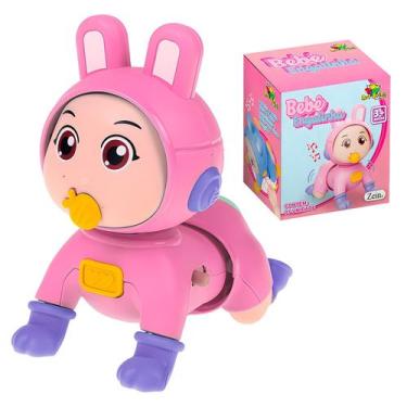 Imagem de Bebê Engatinha Brinquedo Musical Infantil Com Movimentos Realistas E S