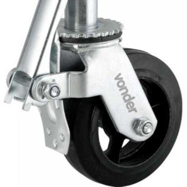 Imagem de Rodizio Giratorio 6'' Borracha Para Andaime Vonder