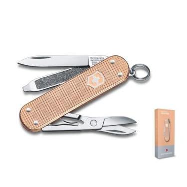 Imagem de Mini Canivete Suíço Classic Colors Alox 5 funções Fresh Peach Victorin