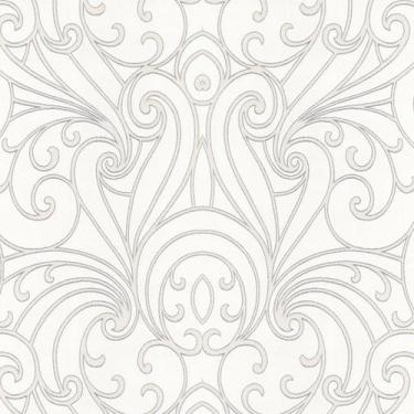 Imagem de Papel de Parede Adesivo Arabesco Branco - 004 - Multimpressão