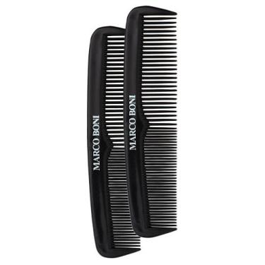 Imagem de Kit 2 Pentes Masculinos de Bolso Barba e Cabelo Marco Boni